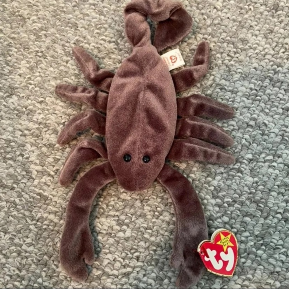 Retired 1998 Ty Stinger the scorpion Beanie Baby